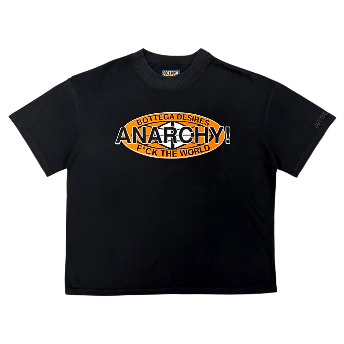 862C060B-4401-4B04-8FED-2AC1EEABCF0E Bottega Desires ANARCHY T-SHIRT - BLACK