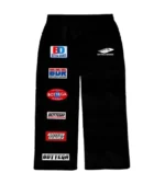 Bottega Desires Grey Patches Zip Tracksuit Black